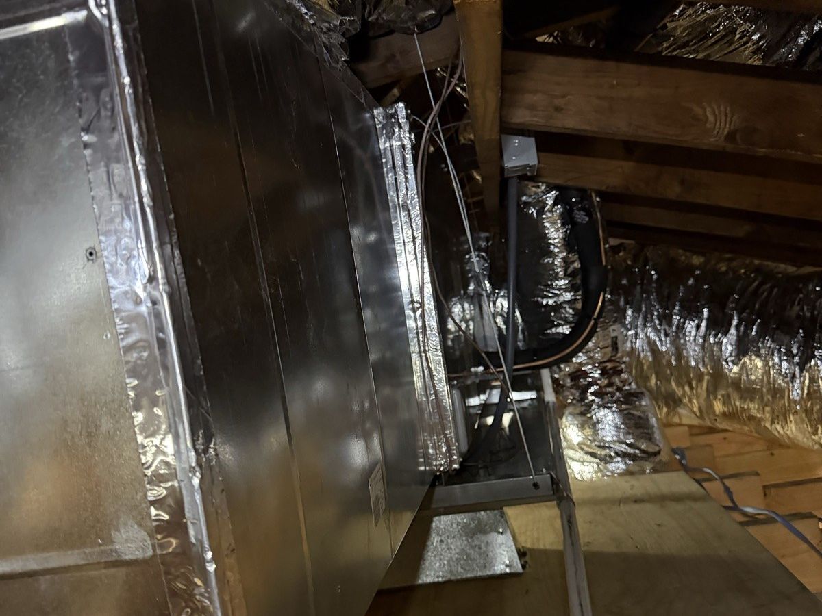 Insulated ductwork plenum